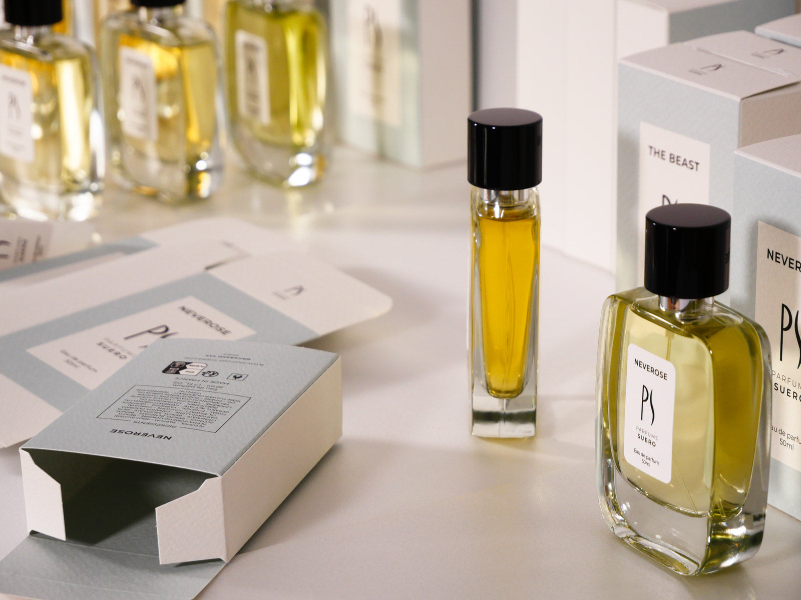 l'atelier de fabrication des parfums de la marques PARFUM SUERO