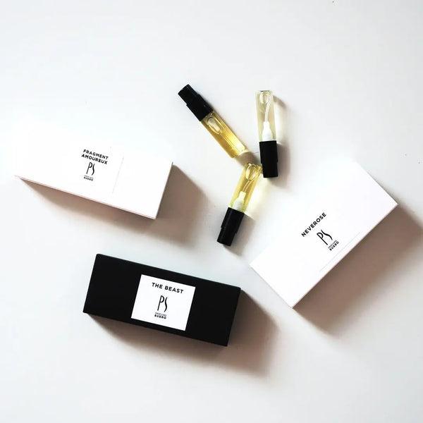Echantillons de nos créations Parfums SUERO