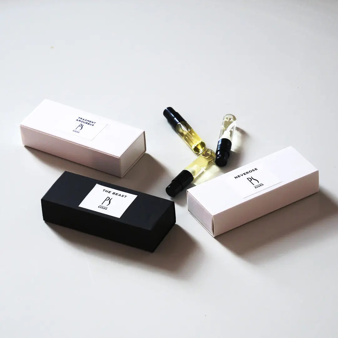 Echantillons de nos créations Parfums SUERO